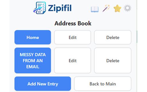AI Form Filler Chrome Extension | Zipifil | Customizable - Enterprise Grade screenshot