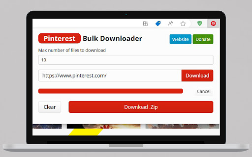 Pinterest Bulk Saver screenshot