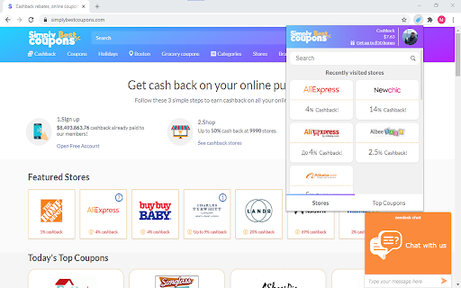 Simply Best Coupons - Cashback and Coupons screenshot