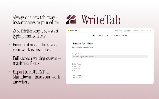 WriteTab screenshot