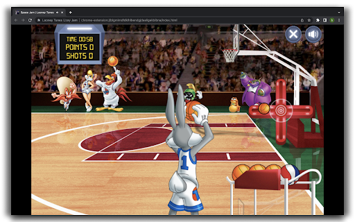 Looney Tunes Space Jam - Basketball Game screenshot