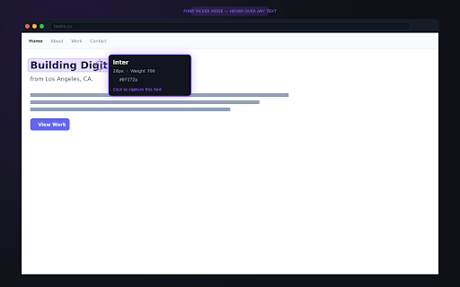 Font Detector screenshot