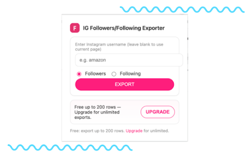 IG Followers & Following Exporter – Instagram CSV Downloader screenshot
