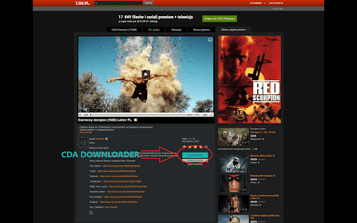 CDA Downloader screenshot