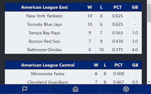 Baseball Streaming Extension screenshot