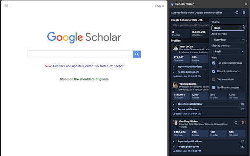 Scholar Watch screenshot