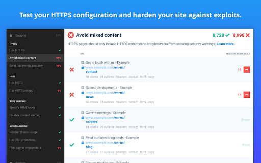 Checkbot: SEO, Web Speed & Security Tester 🚀 screenshot