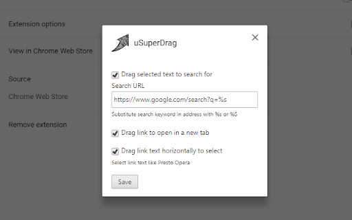 uSuperDrag screenshot