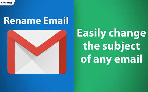Rename Email Subject by cloudHQ screenshot