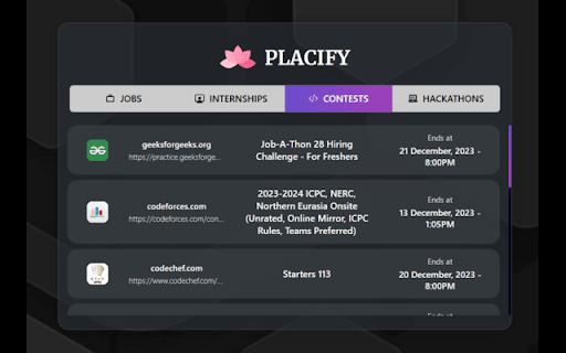 Placify screenshot