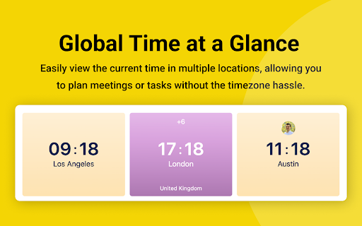 World Clock & Timezone Converter screenshot