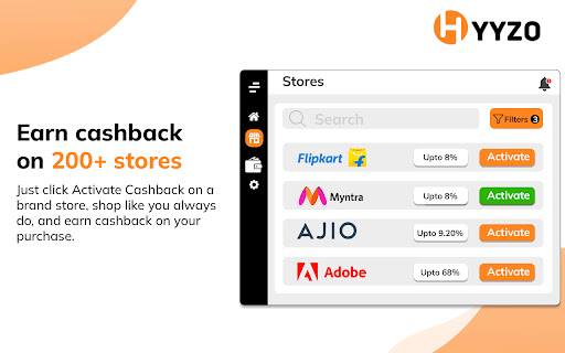 Hyyzo: Cashback on Every Purchase screenshot