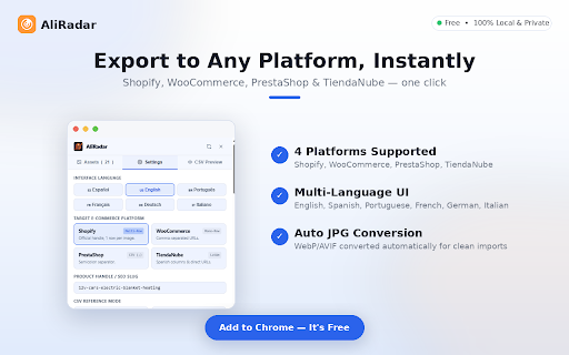 AliRadar - Aliexpress Dropshipping Assistant screenshot