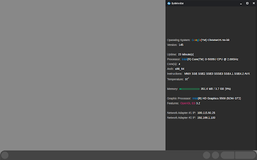 SysMonitor screenshot