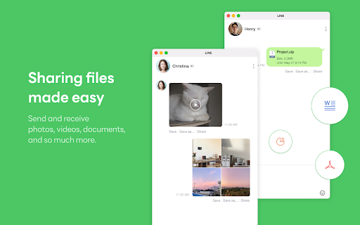 LINE screenshot