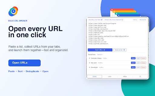 Open Multiple URLs Bulk URL Opener screenshot