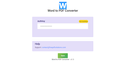 Word to PDF Converter screenshot