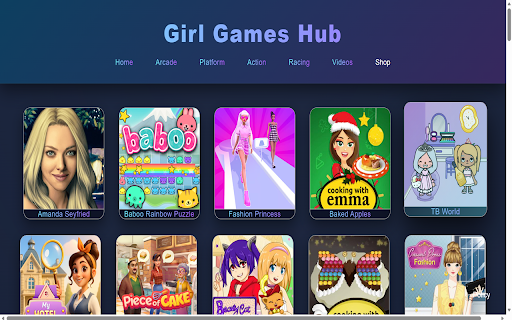 Girl Games Hub - Free Games for Girls screenshot
