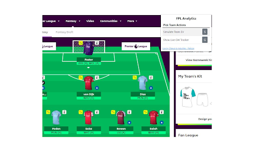 FPL Analytics and Optimization screenshot
