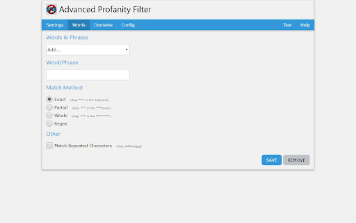 Advanced Profanity Filter screenshot
