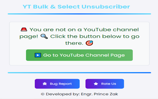 Youtube Unsubscribe All screenshot