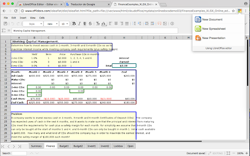 LibreOffice Editor screenshot