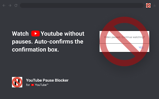 YouTube Auto Pause Blocker screenshot
