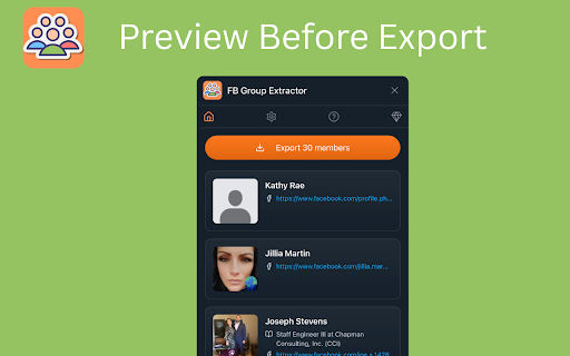 Group Extractor screenshot