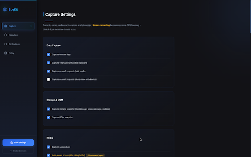BugKit - Visual Bug Reporting & Session Replay screenshot