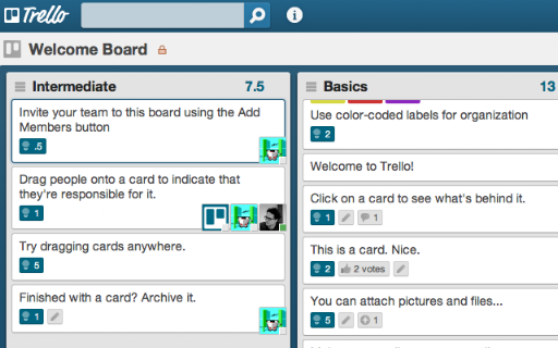 Scrum for Trello screenshot