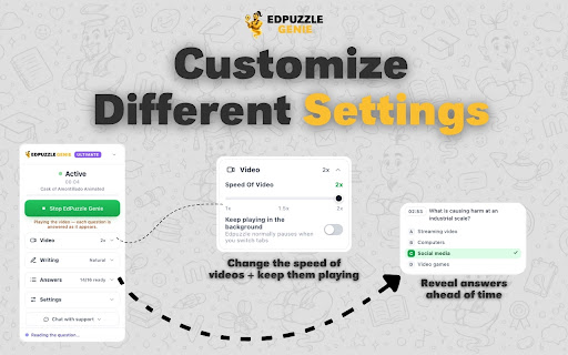 EdPuzzle Genie – Edpuzzle Answers & Auto Solver screenshot