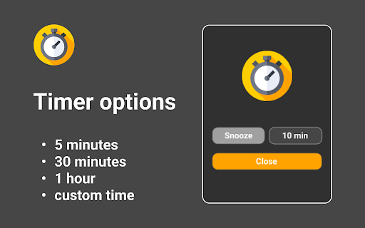Timer app screenshot