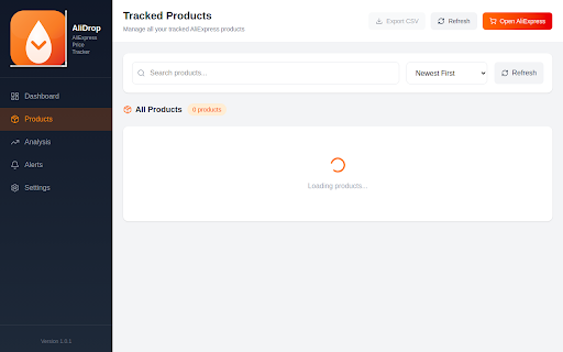 AliDrop - AliExpress Price Tracker screenshot