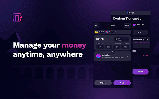 Pontem Crypto Wallet - Eth, Sol, BTC + screenshot