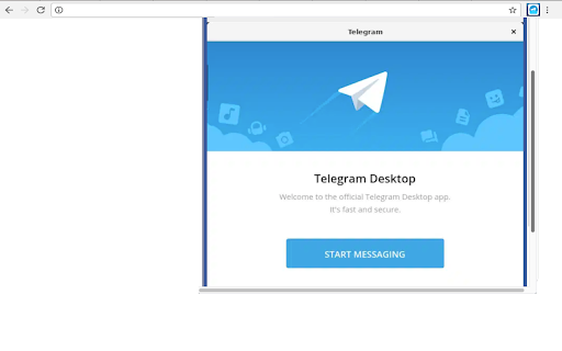 Telegram desktop online screenshot