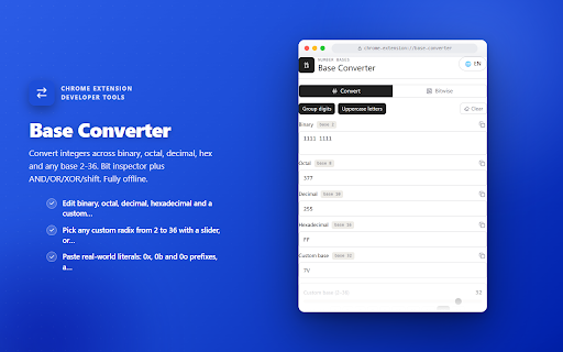 Base Converter screenshot