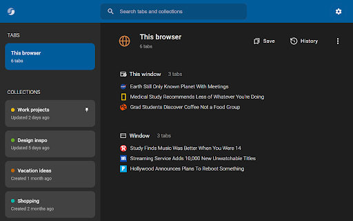 Session Buddy - Tab & Bookmark Manager screenshot
