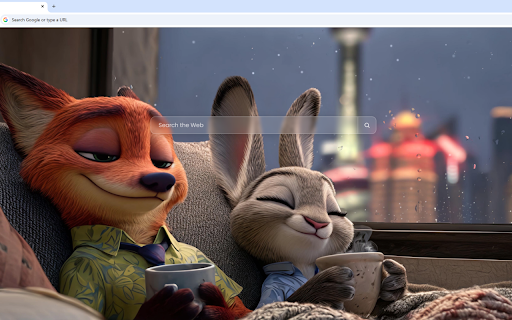 Nick & Judy Relax - Zootopia Live Wallpaper screenshot