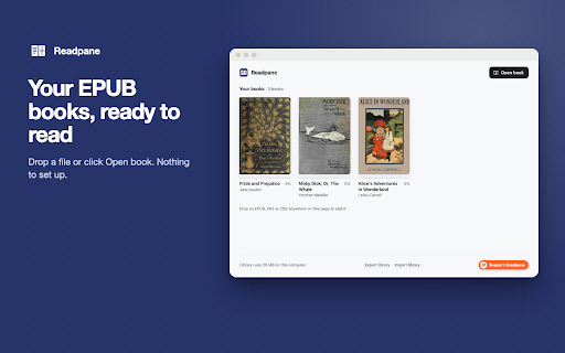 EPUB Reader — Read Ebooks Offline, Search & Bookmarks screenshot