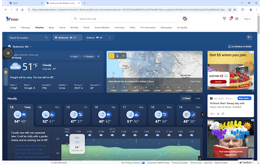 MSN New Tab screenshot