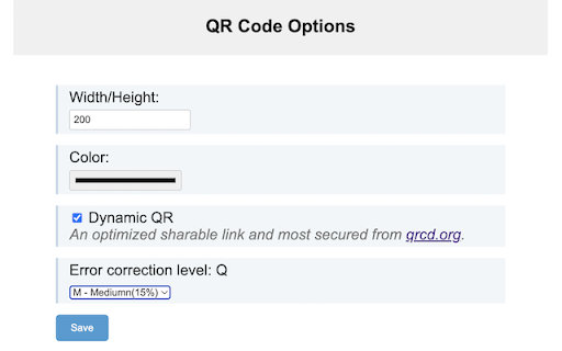 Offline QR Code Generator screenshot