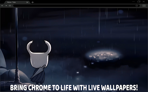 Silent Hero of Hallownest Live Wallpaper screenshot