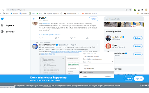Paywall Label for Facebook, Twitter & Google screenshot