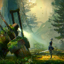 Nier Automata 2B Forest Ruins Live Wallpaper icon