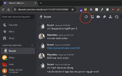 Discord Chat Exporter screenshot