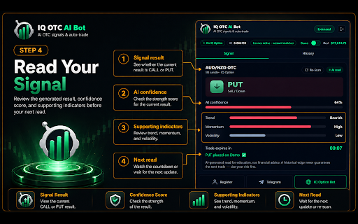 IQ OTC AI Bot screenshot