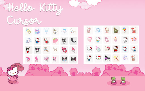 Hello Kitty Cursor - Custom Kawaii Cursor for Chrome screenshot