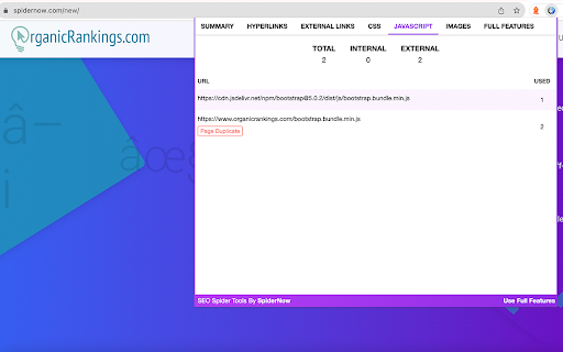 SEO Spider Tools screenshot