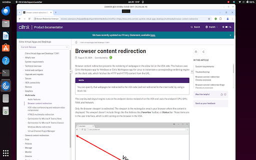 Browser Redirection Extension screenshot