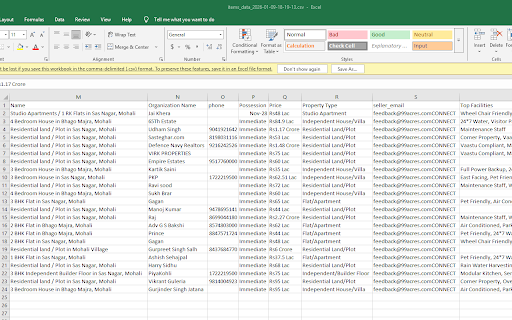Real Estate Scraper Tool – Extract Property Leads screenshot